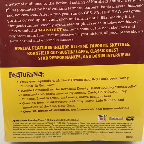 Hee Haw: The Collector’s Edition  Complete Series 14 DVD Box Set Sealed - Picture 4 of 9